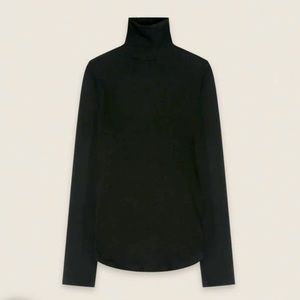 Knit Mens Turtleneck Black Sweater